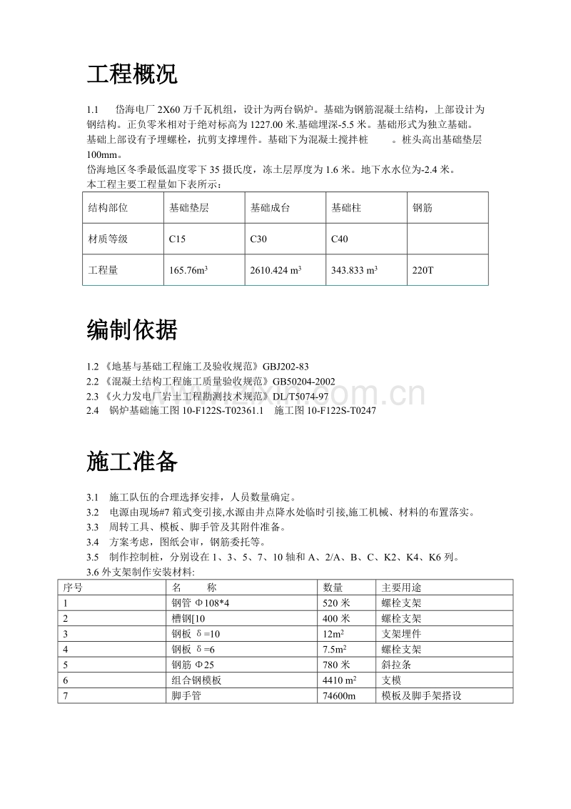 炉基础施工技术措施.doc_第2页