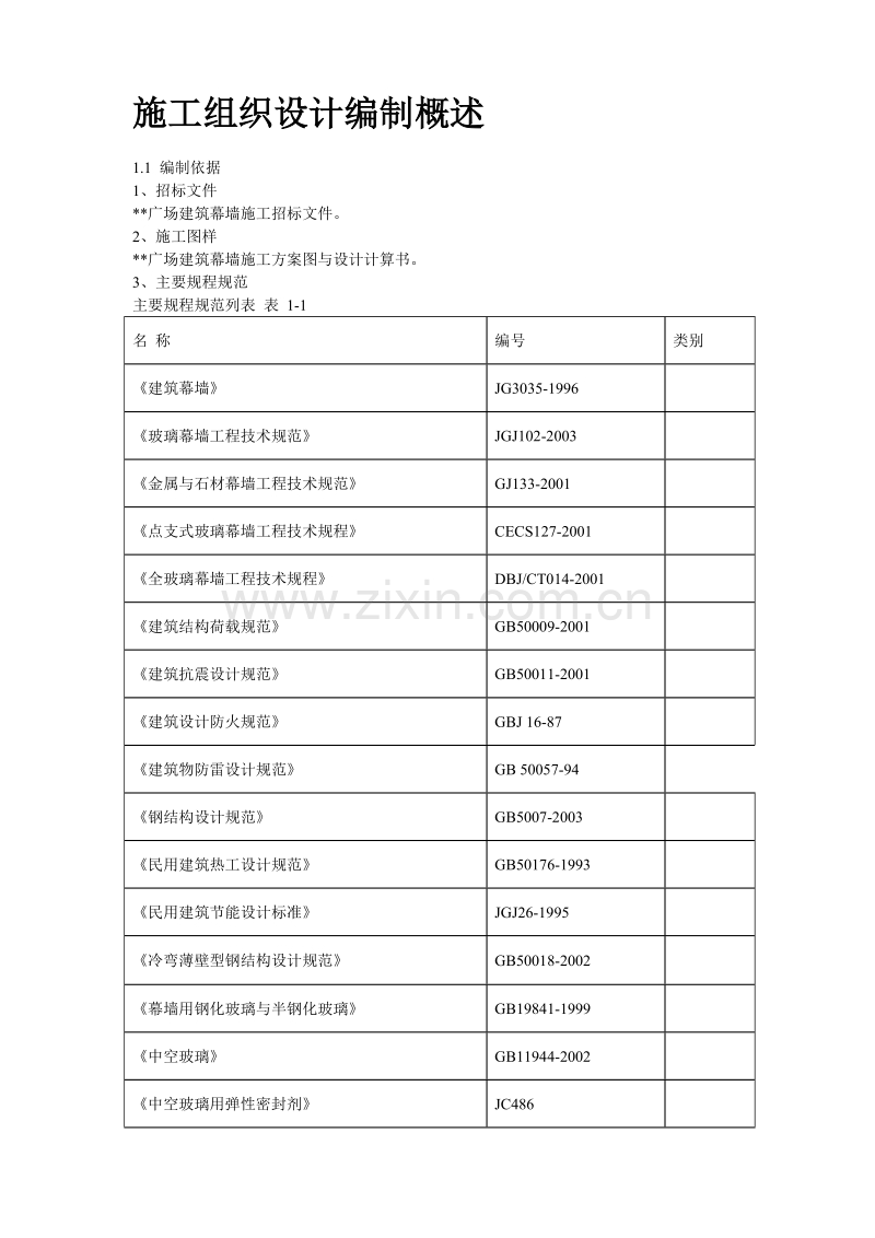 某文化广场幕墙工程施工方案.doc_第2页