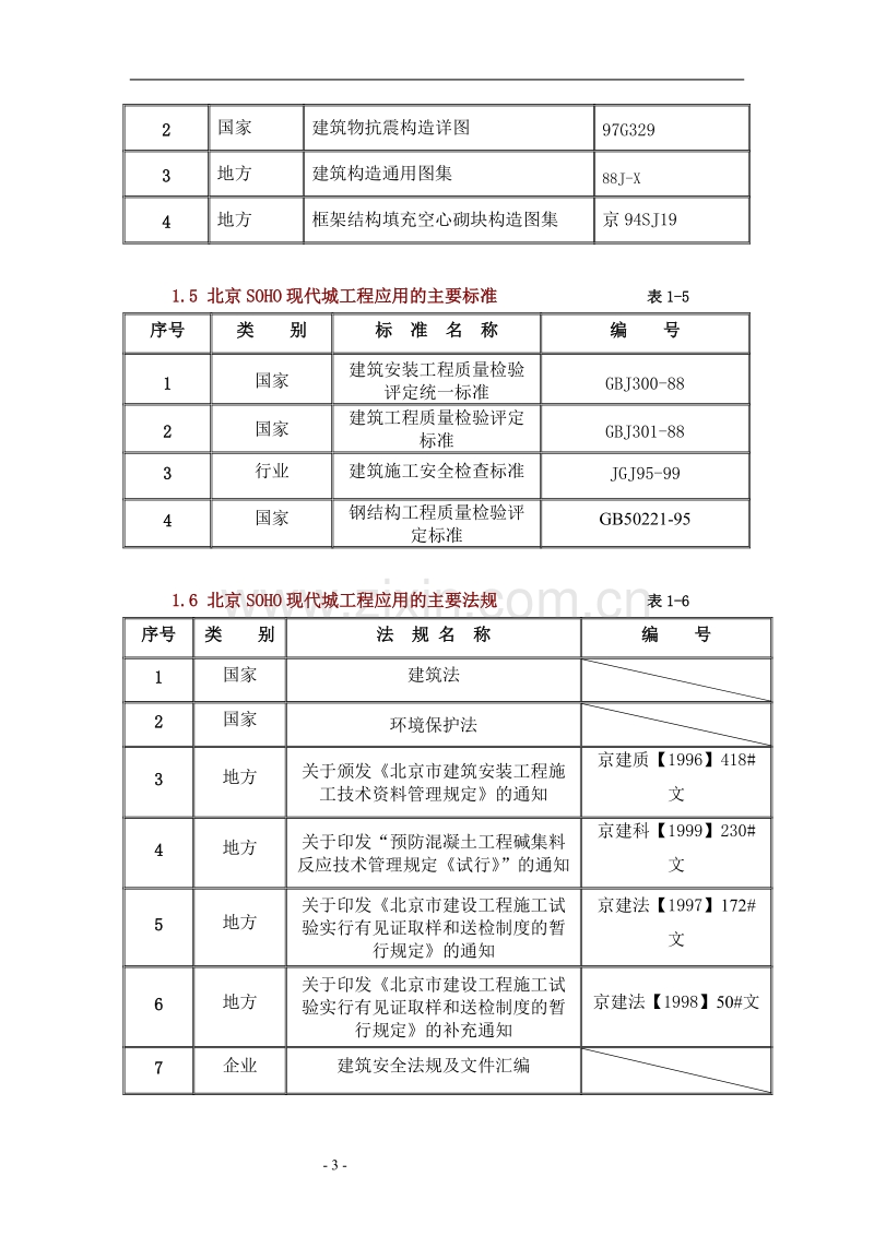 北京SOHO现代城工程施工组织设计方案.DOC_第3页