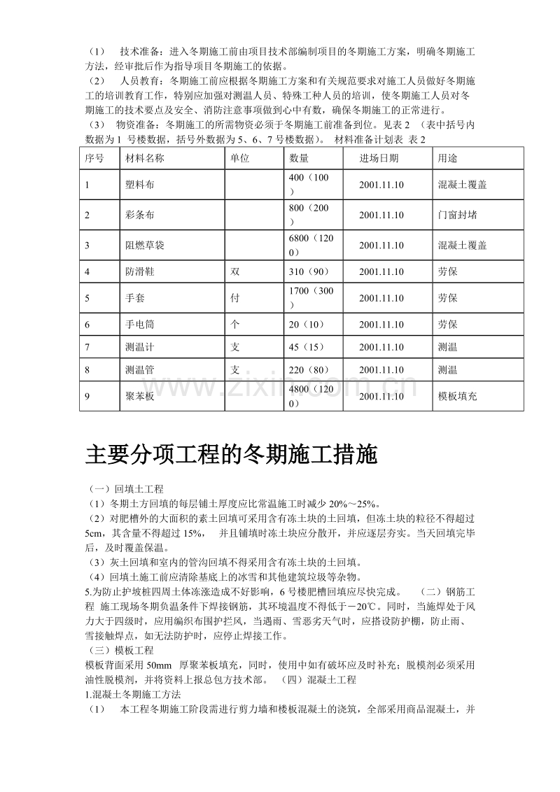 北京某项目冬期施工组织设计方案.doc_第3页