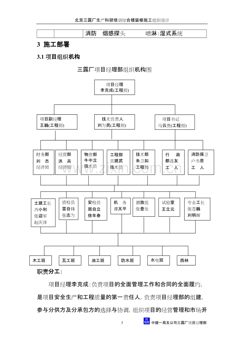 三露厂装修施工组织设计方案.doc_第3页