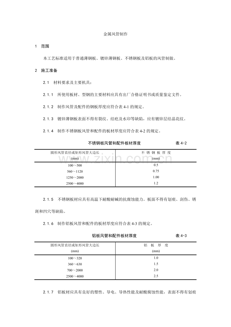 金属风管制作工艺.doc_第1页