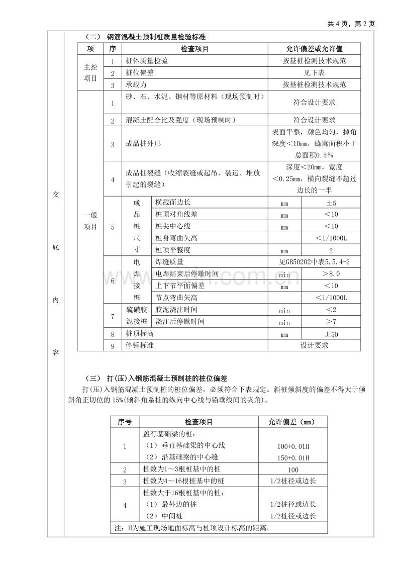 钢筋混凝土预制桩工程技术交底.doc_第2页