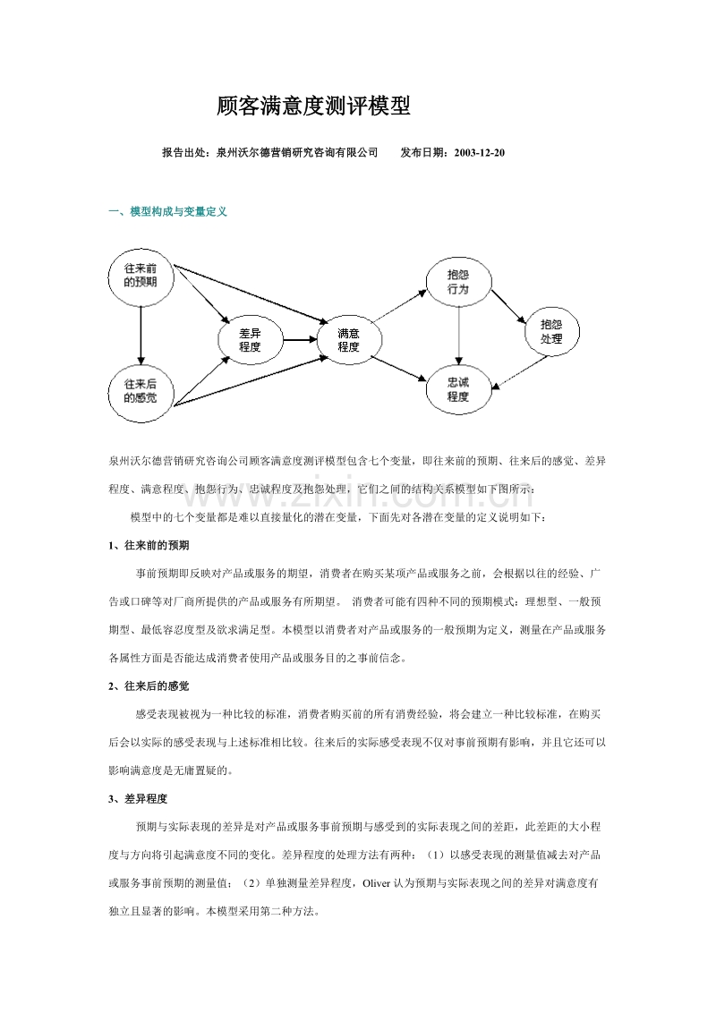 顾客满意度测评模型.DOC_第1页