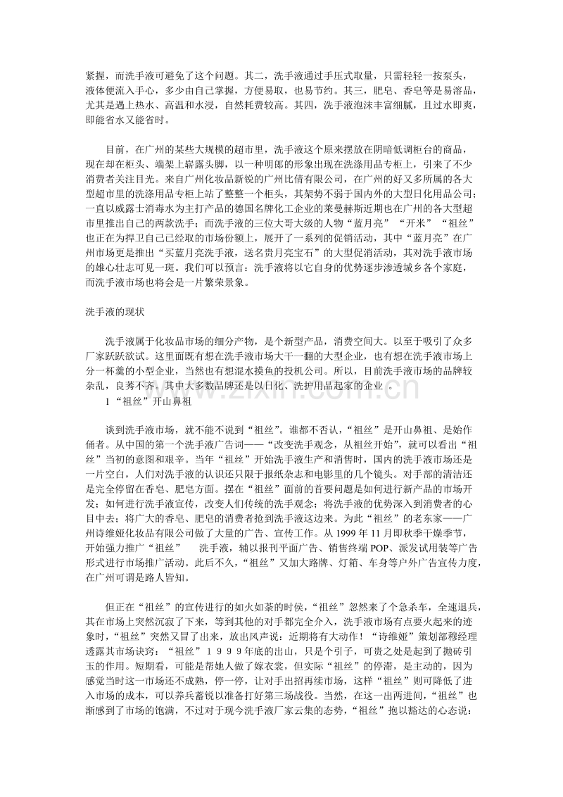 中国洗手液市场分析报告.DOC_第2页