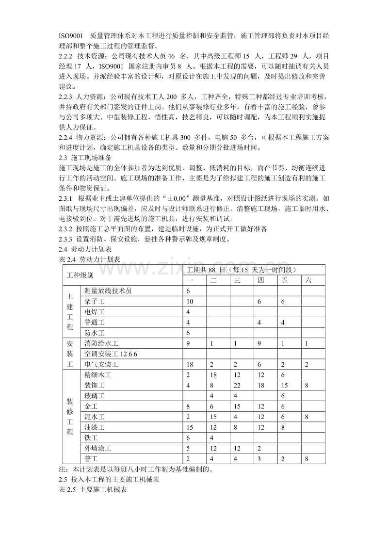 深圳市某大学科技楼首层及国际会议厅装修工程施工组织设计方案.doc_第3页