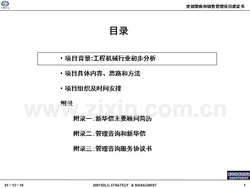 山东临工营销策略和销售管理项目建议书.PPT_第2页