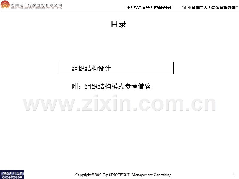 电广传媒企业管理与人力资源管理咨询项目报告三：电广传媒组织结构设计.ppt_第2页