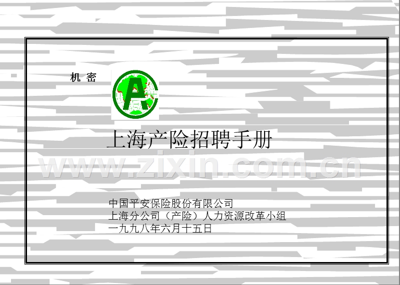 上海产险招聘手册.ppt_第1页