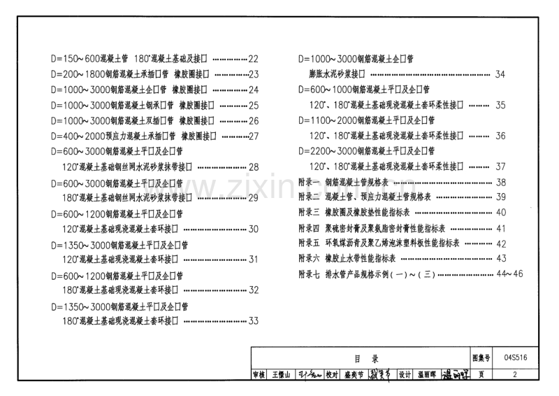 04S516混凝土排水管道基础及接口.pdf_第2页