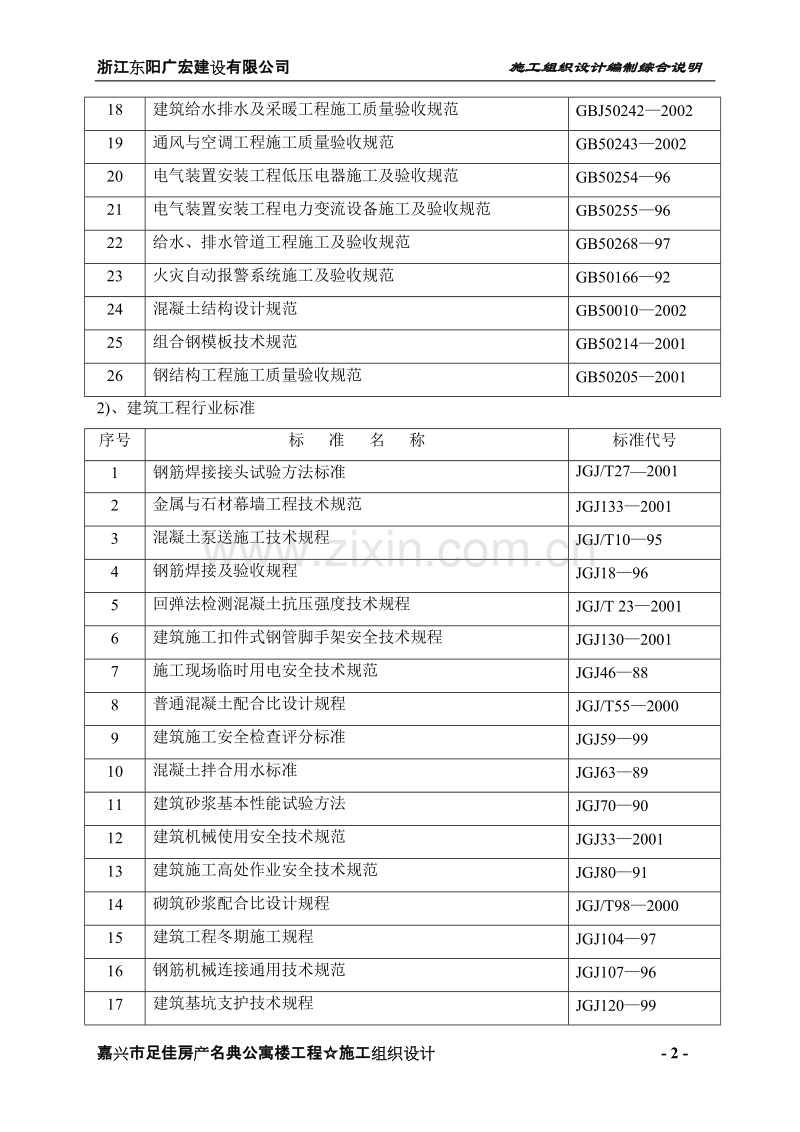 嘉兴市名典公寓施工组织设计方案.doc_第2页