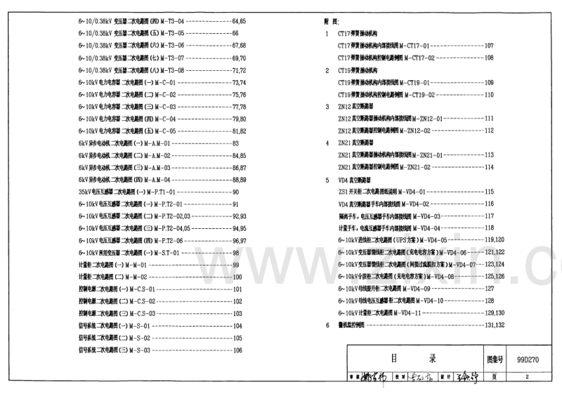 99D270 35∕6(10)千伏变配电所二次接线(交流操作部分)上册.PDF_第2页