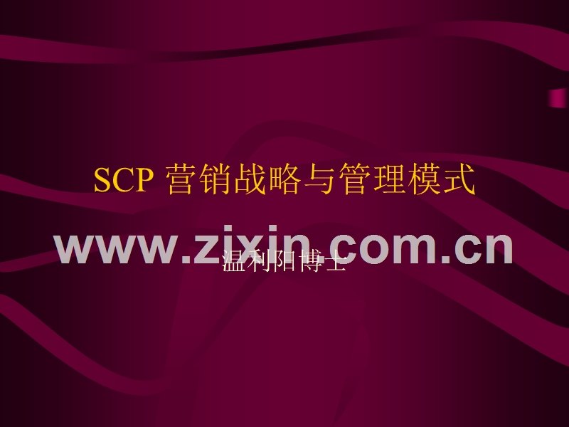 营销战略与管理模式.PPT_第1页