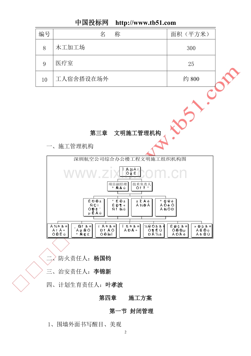 航空公司综合办公楼工程文明施工方案.doc_第2页