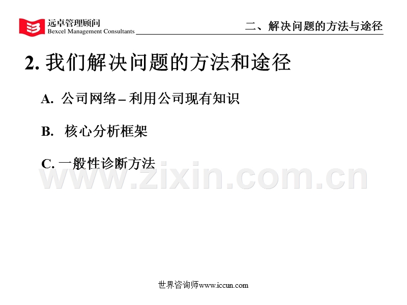 远卓顾问新员工入门培训3-2：我们解决问题的方法和途径.ppt_第2页