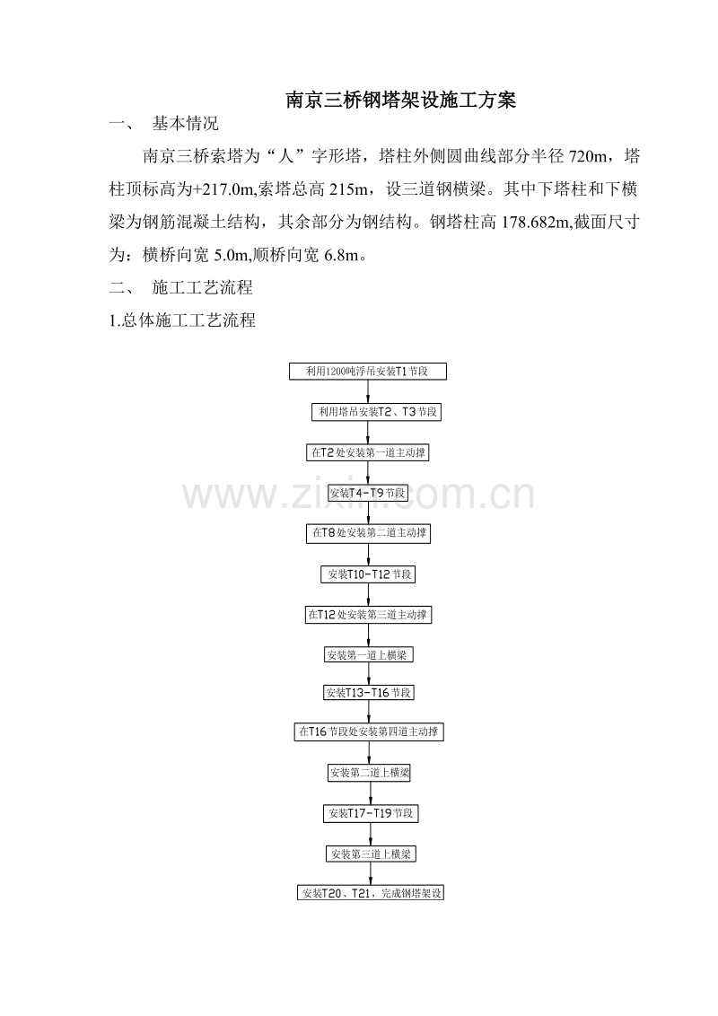 南京三桥钢塔架设施工组织设计.doc_第1页