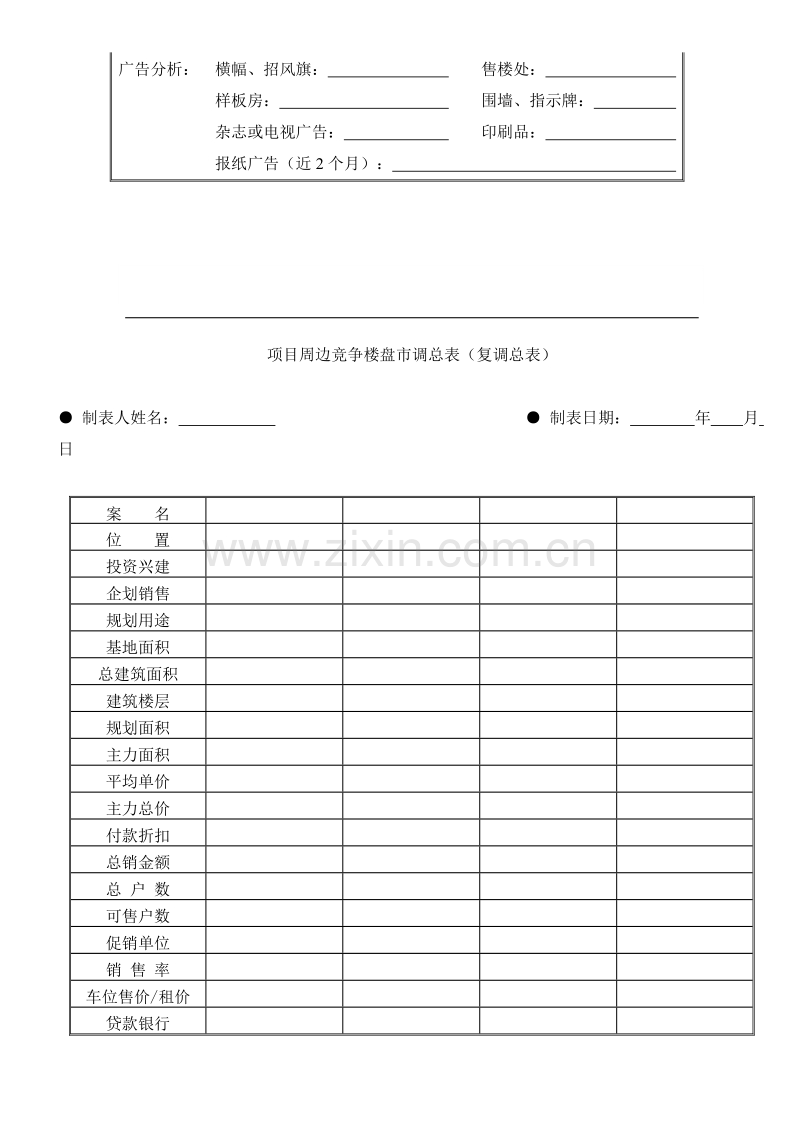 顺驰整套销售表格.doc_第2页