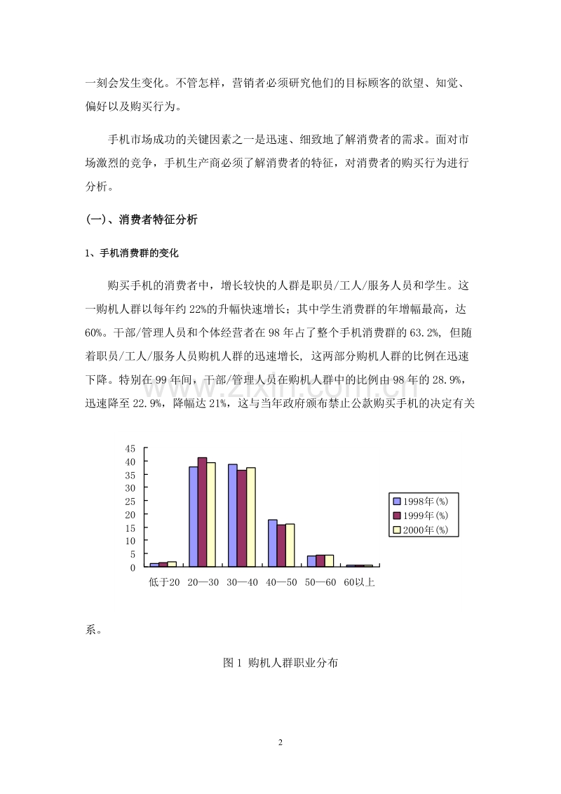 组市场营销分析报告“三国”时代的手机市场分析.DOC_第2页