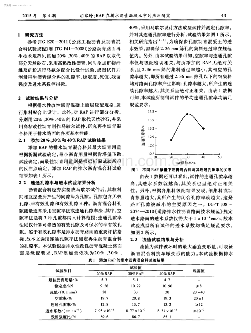 RAP在排水沥青混凝土中的应用研究.pdf_第2页