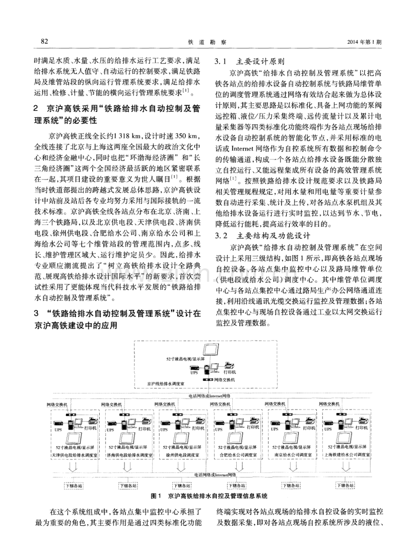 “铁路给排水自动控制及管理系统”设计在京沪高铁建设中的应用.pdf_第2页