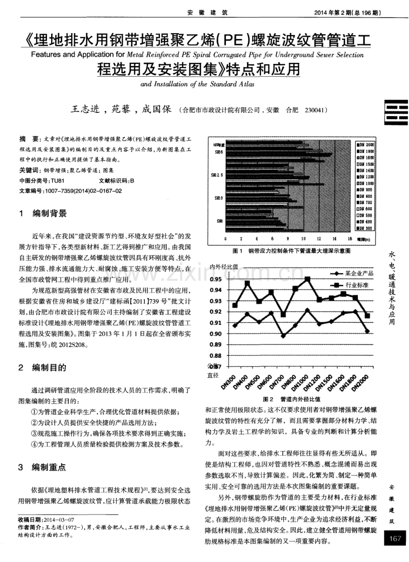 《埋地排水用钢带增强聚乙烯（PE）螺旋波纹管管道工程选用及安装图集》特点和应用.pdf_第1页