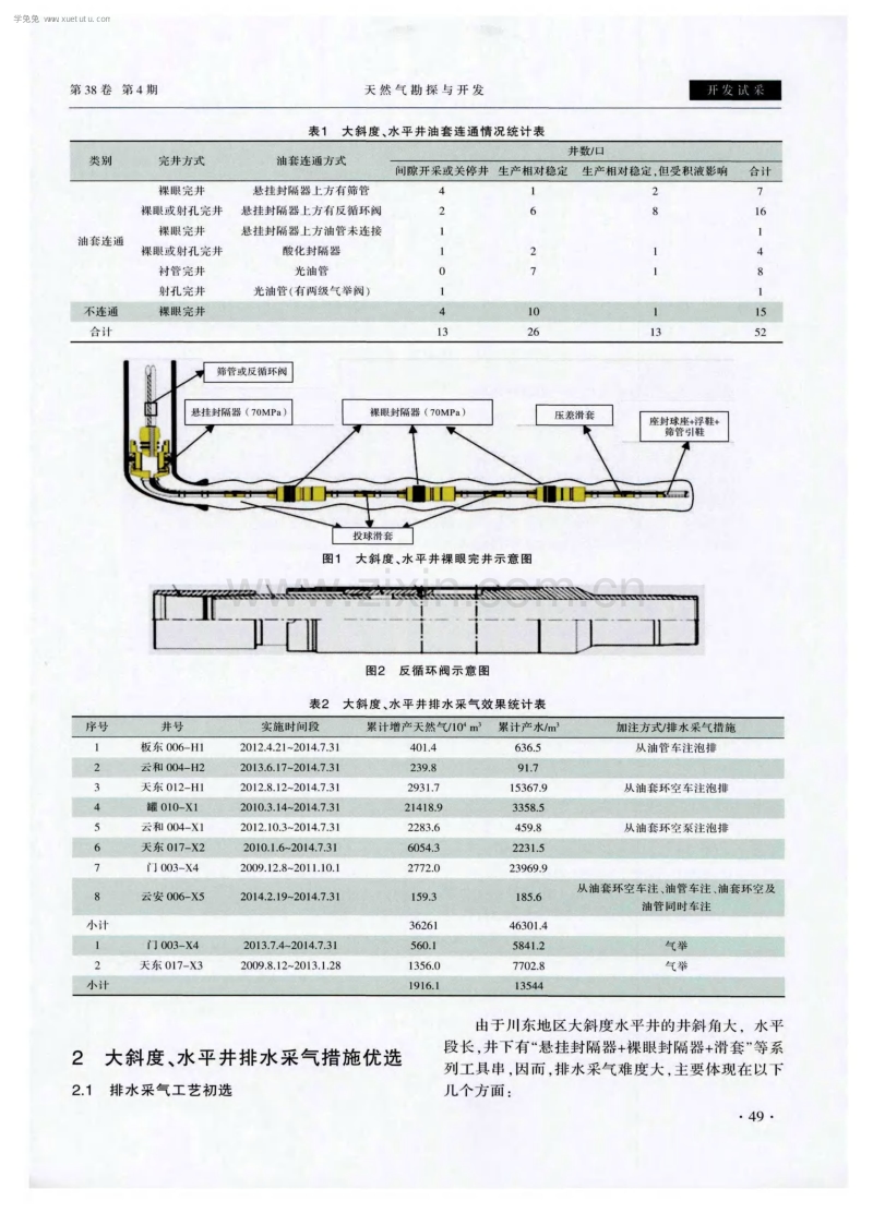 川东地区大斜度、水平井排水采气措施探讨.pdf_第2页