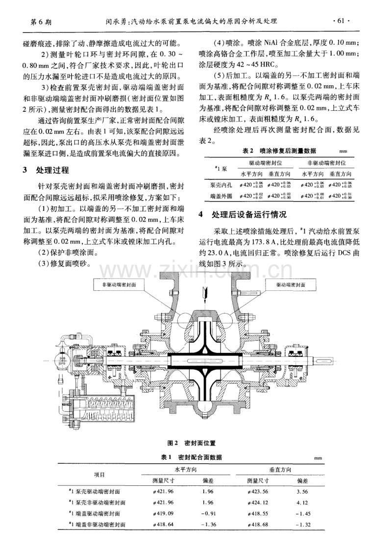 汽动给水泵前置泵电流偏大的原因分析及处理.pdf_第2页