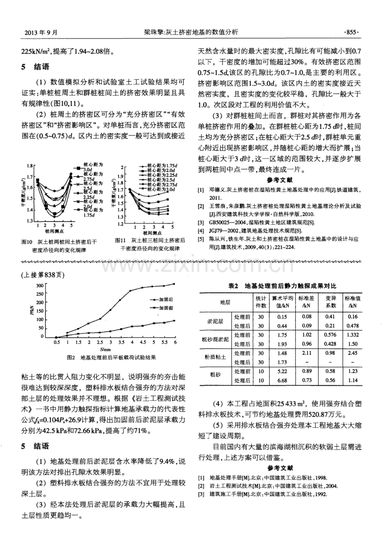 强夯结合塑料排水板技术在软弱地基处理中的应用.pdf_第3页