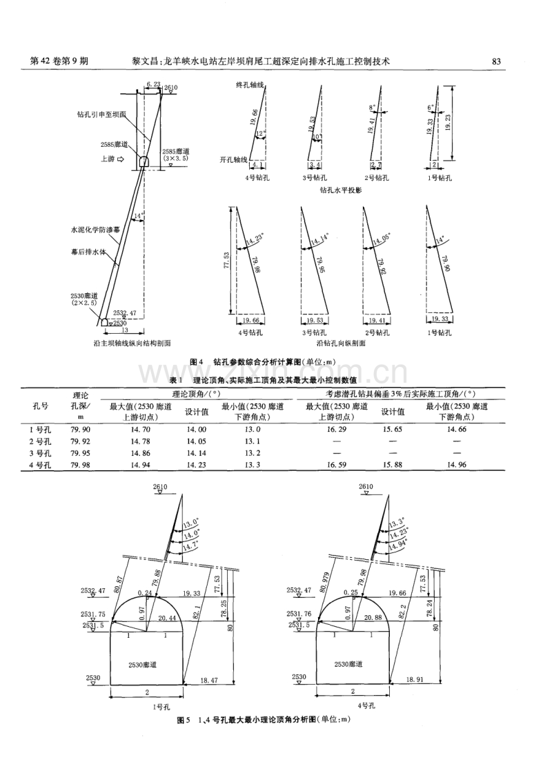 龙羊峡水电站左岸坝肩尾工超深定向排水孔施工控制技术.pdf_第3页