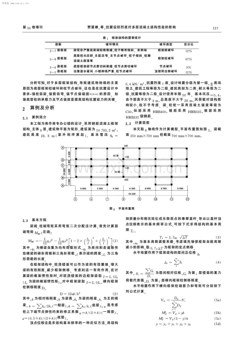 抗震设防烈度对多层混凝土结构性能的影响.pdf_第2页