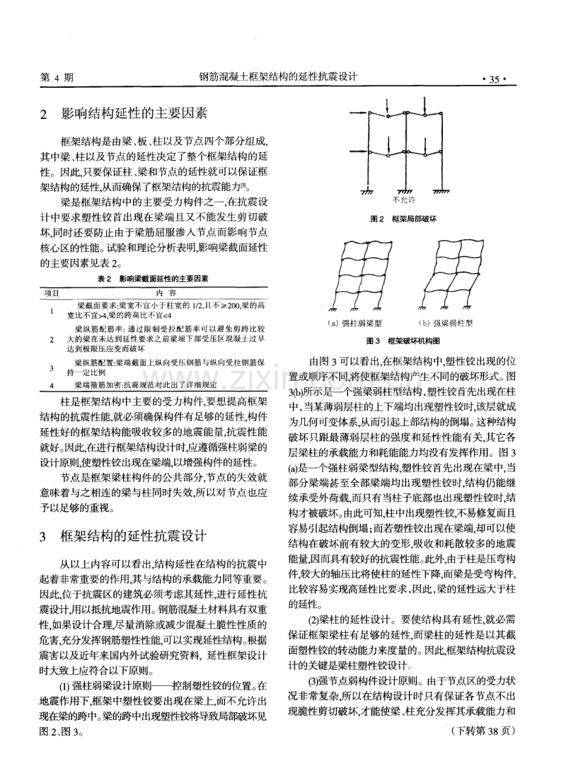 钢筋混凝土框架结构的延性抗震设计.pdf_第2页