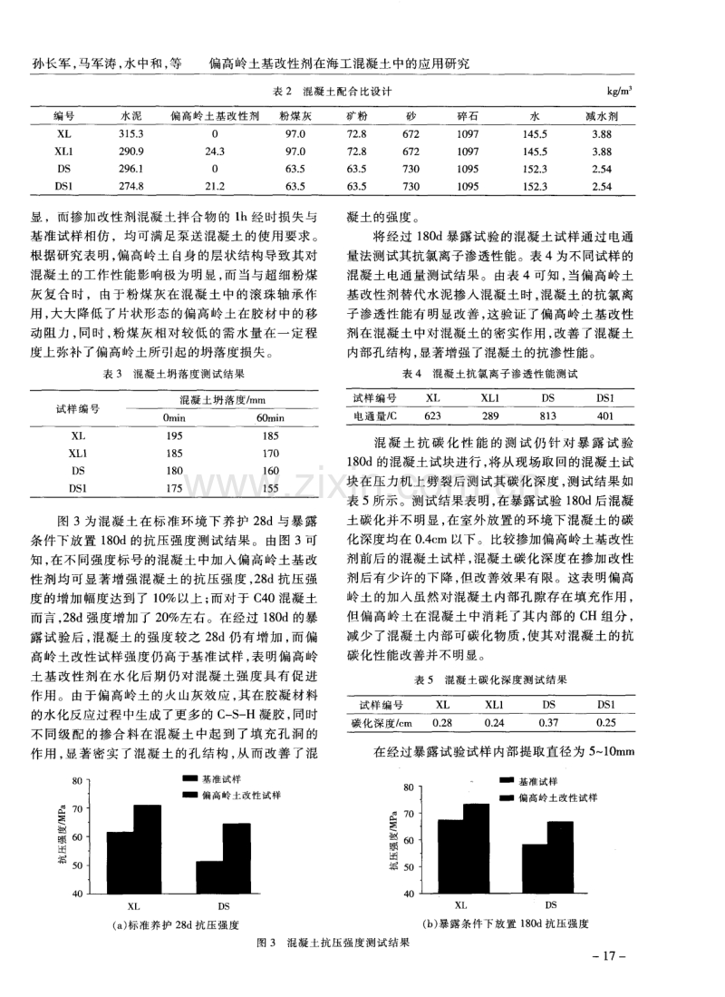 偏高岭土基改性剂在海工混凝土中的应用研究.pdf_第3页