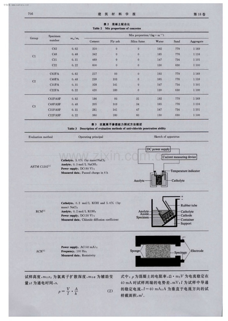 混凝土抗氯离子渗透能力测试方法的适用性.pdf_第3页