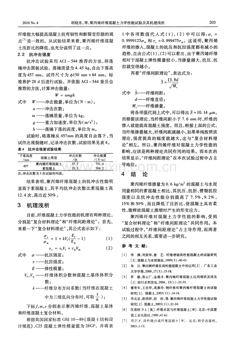 聚丙烯纤维混凝土力学性能试验及其机理浅析.pdf_第2页