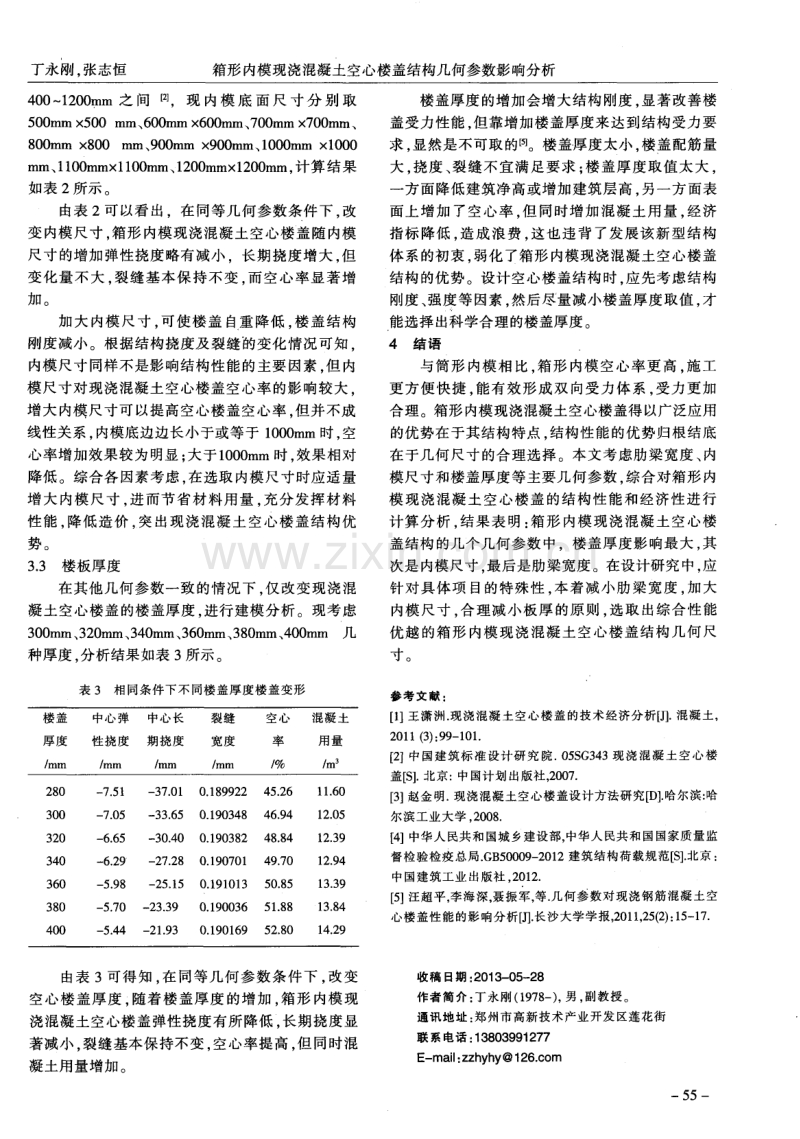 箱形内模现浇混凝土空心楼盖结构几何参数影响分析.pdf_第3页