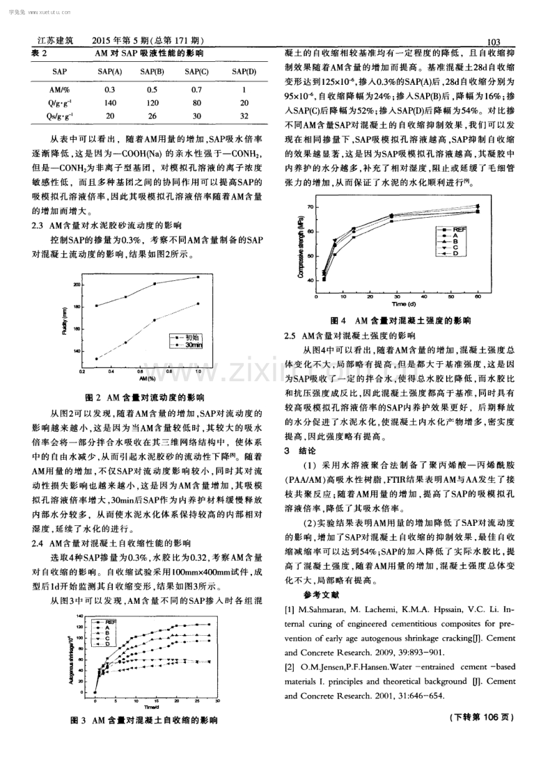 二元共聚高吸水性树脂对混凝土性能的影响.pdf_第3页