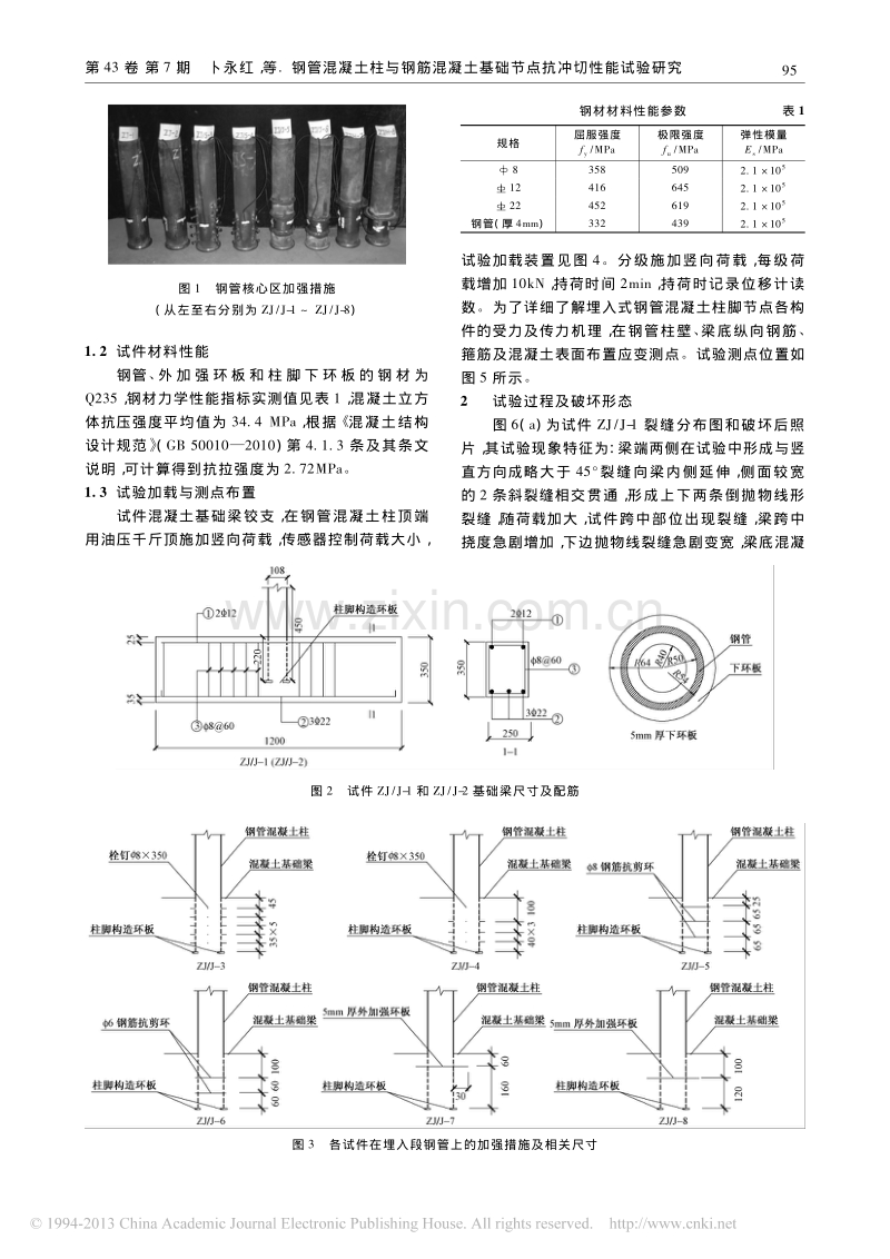 钢管混凝土柱与钢筋混凝土基础节点抗冲切性能试验研究.pdf_第2页