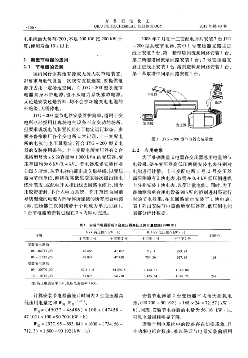 新型节电器在石化电力系统中的应用.pdf_第2页