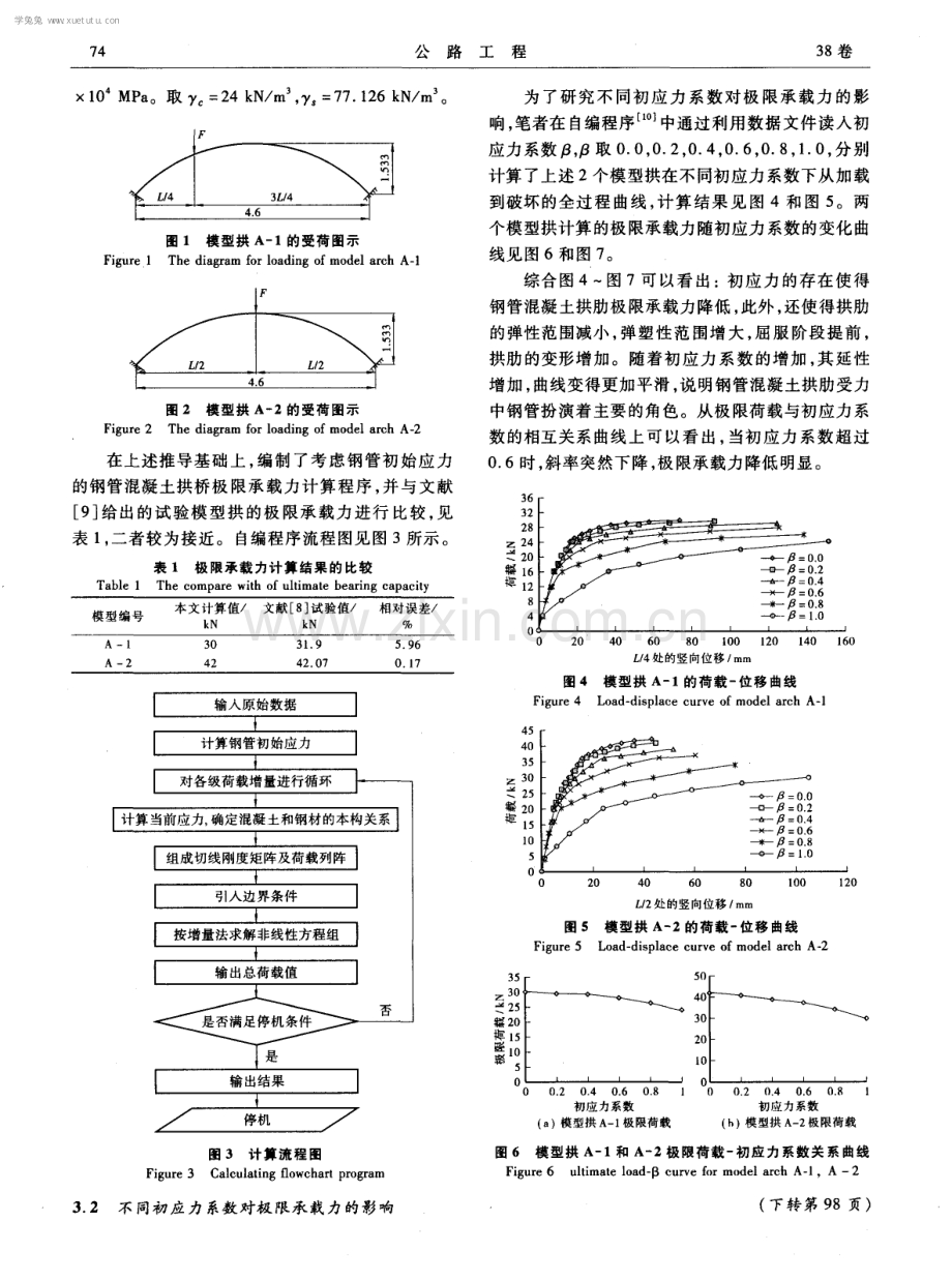 钢管初应力对钢管混凝土单圆管拱极限承载力影响的研究.pdf_第3页