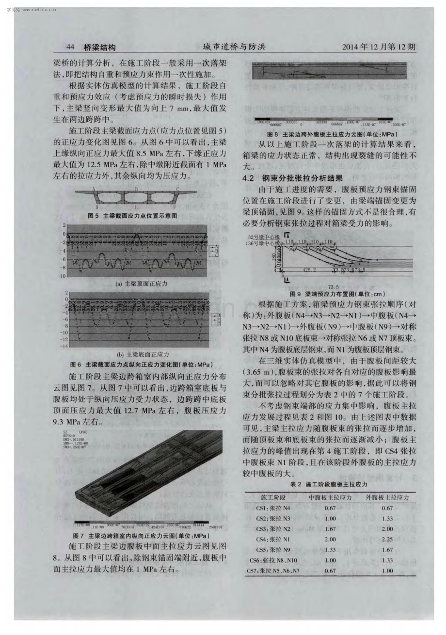 预应力混凝土连续箱梁桥开裂的三维仿真分析.pdf_第3页