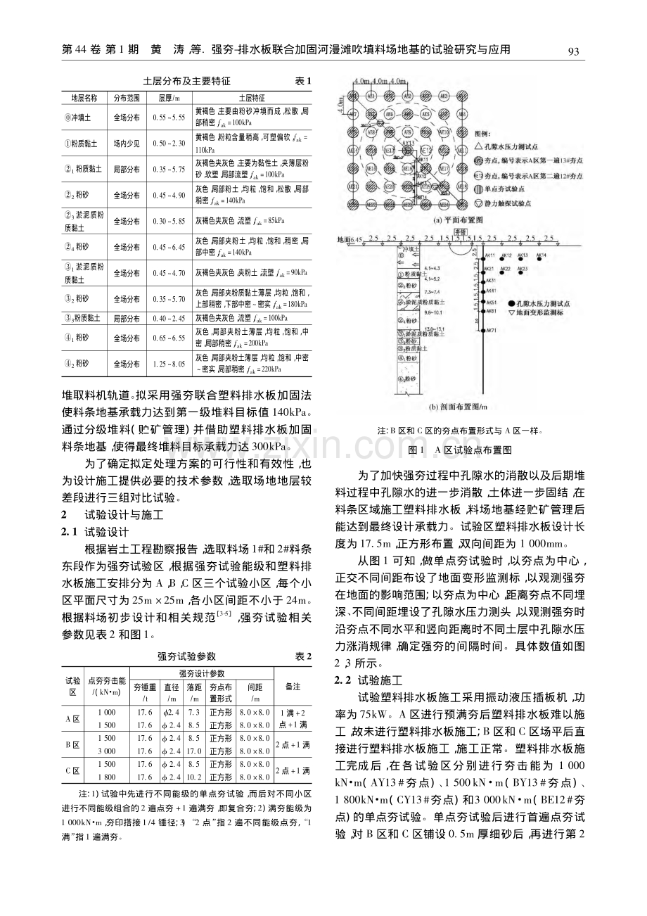 强夯_排水板联合加固河漫滩吹填料场地基的试验研究与应用.pdf_第2页