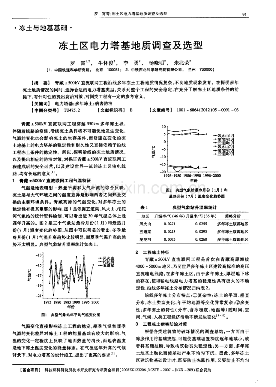 冻土区电力塔基地质调查及选型.pdf_第1页