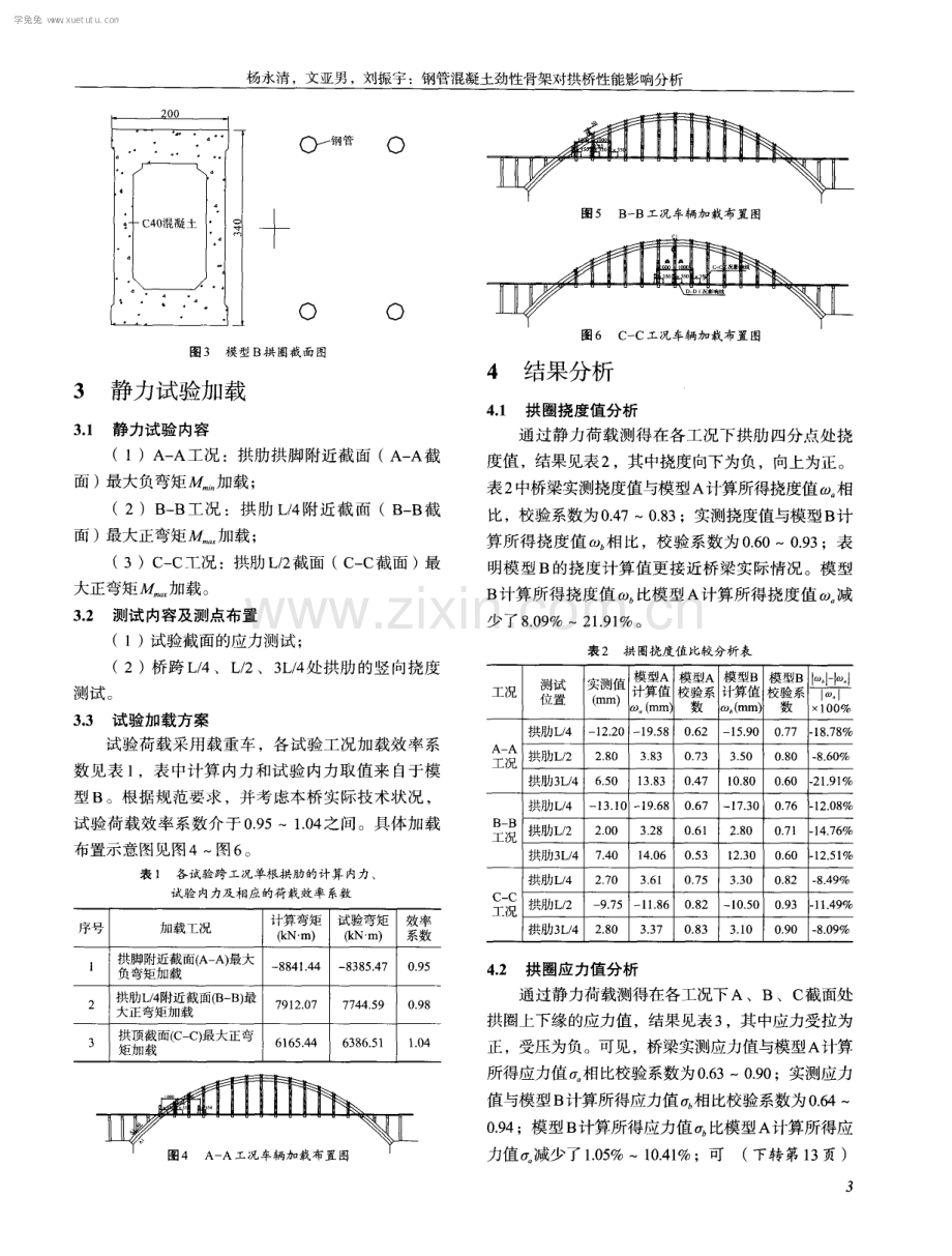 钢管混凝土劲性骨架对拱桥性能影响分析.pdf_第2页