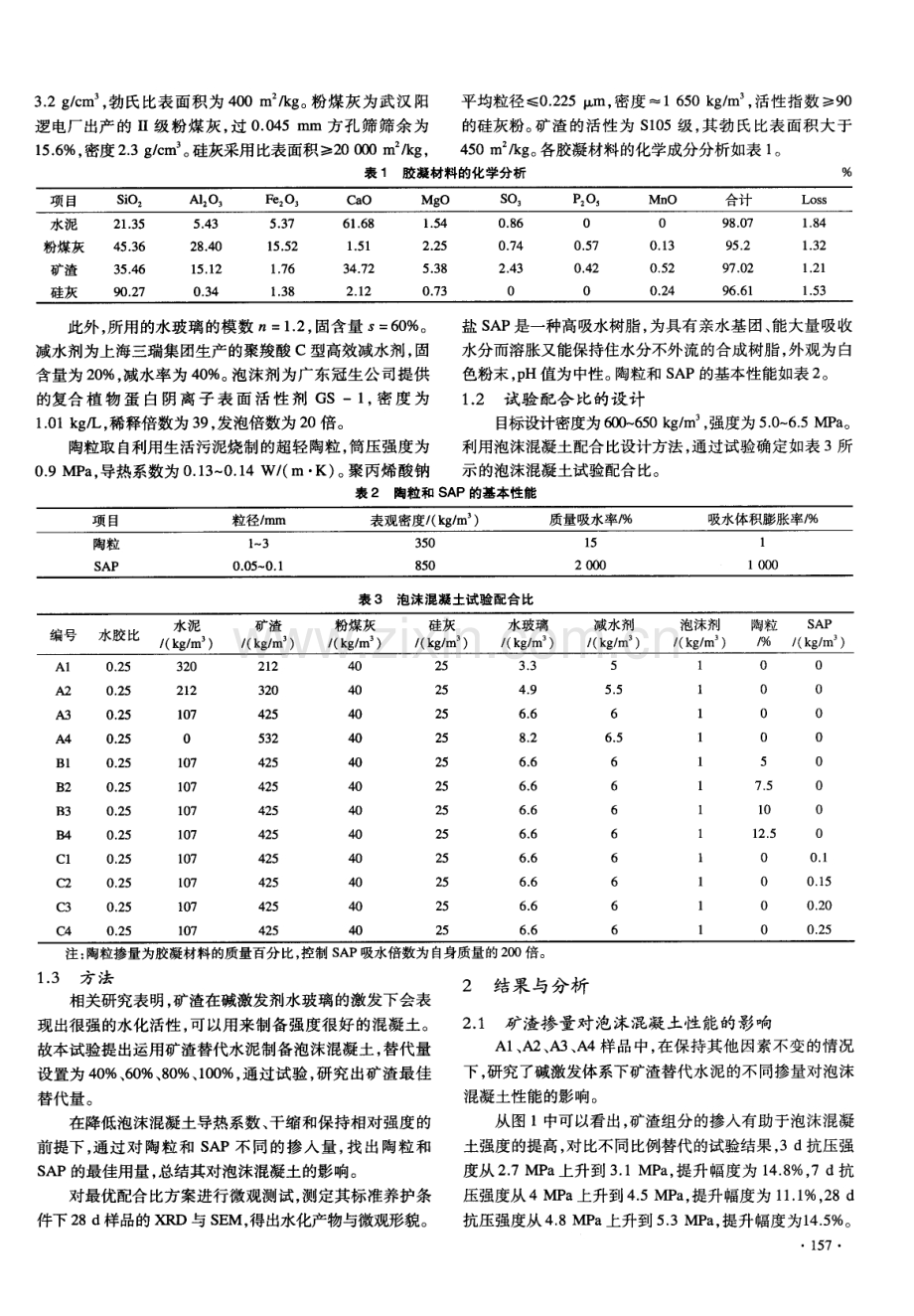 全矿渣碱激发制备内养护泡沫混凝土的研究.pdf_第2页