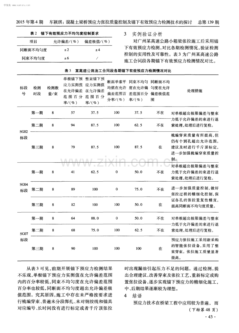 混凝土梁桥预应力张拉质量控制及锚下有效预应力检测技术的探讨.pdf_第3页