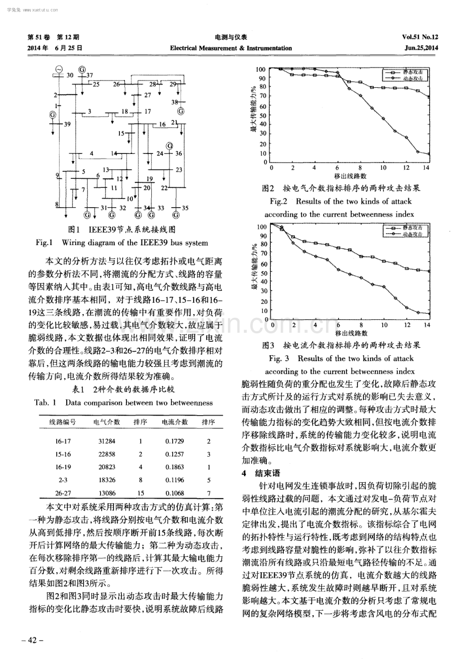 基于电流介数的电力系统脆弱性评估.pdf_第3页