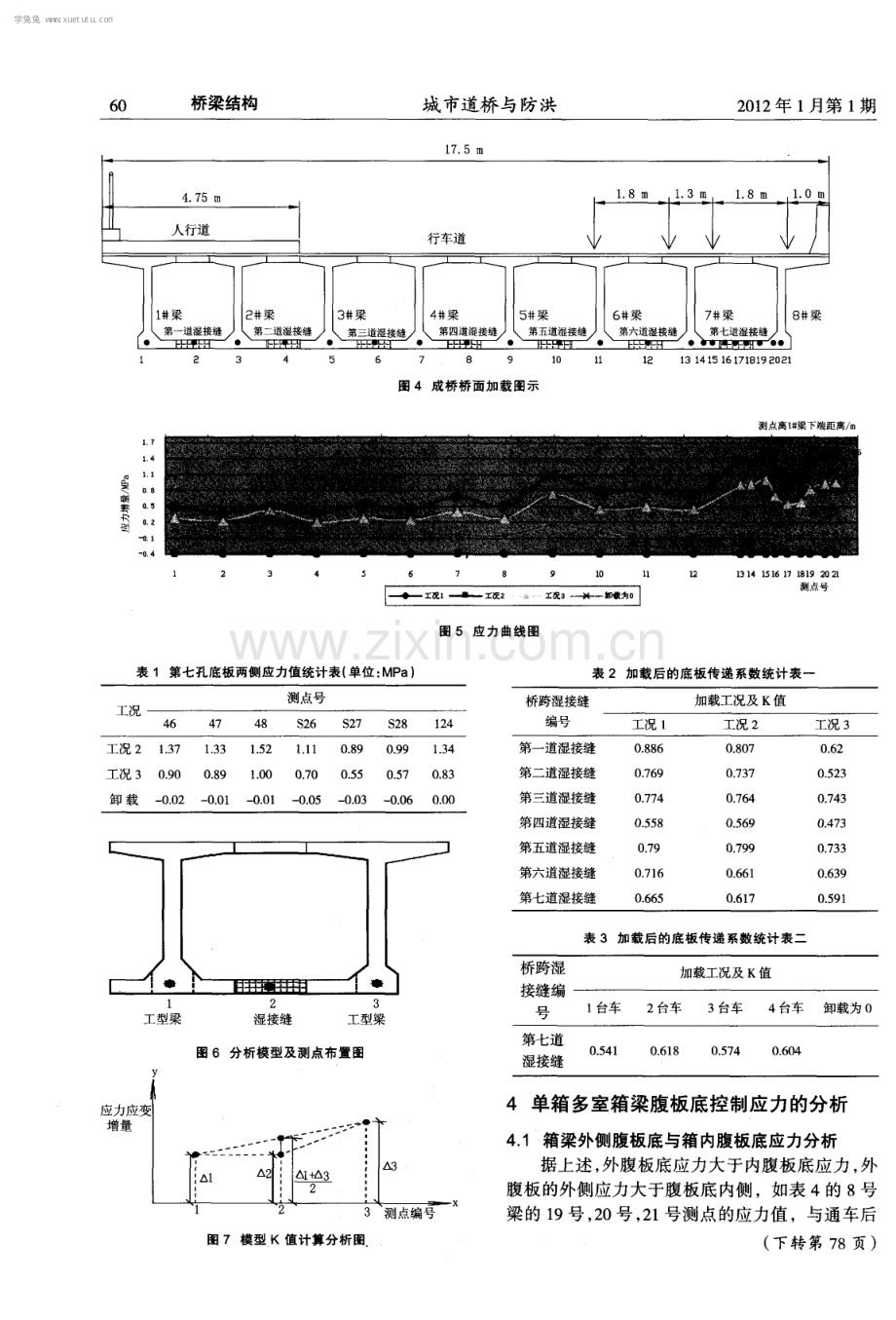 钢筋混凝土预应力箱型梁底板横向应力监测结果分析.pdf_第3页