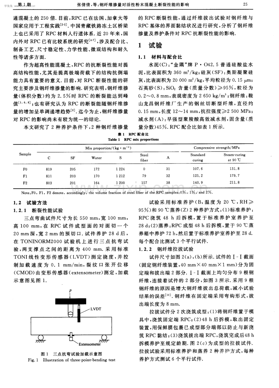 钢纤维掺量对活性粉末混凝土断裂性能的影响.pdf_第2页