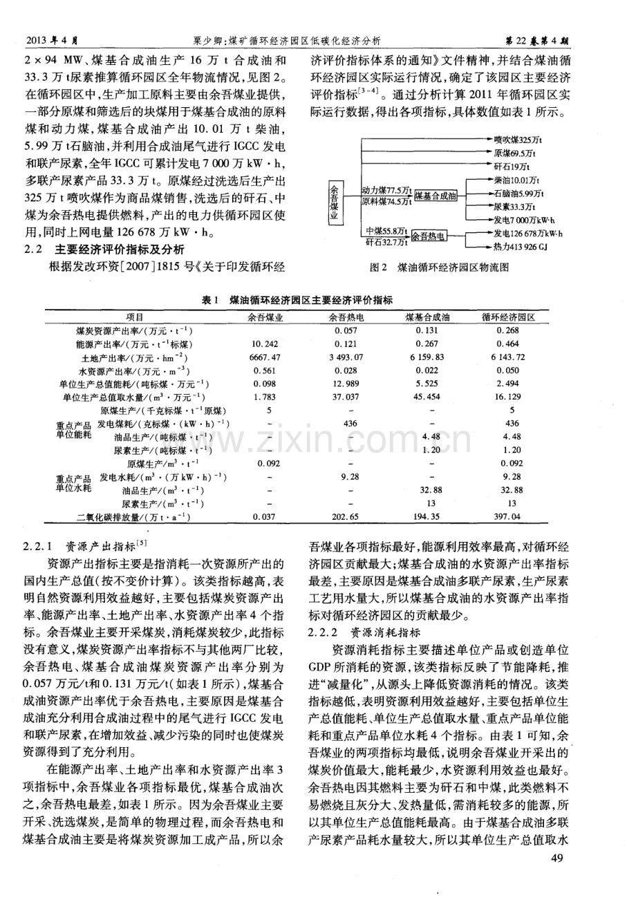 煤矿循环经济园区低碳化经济分析.pdf_第2页