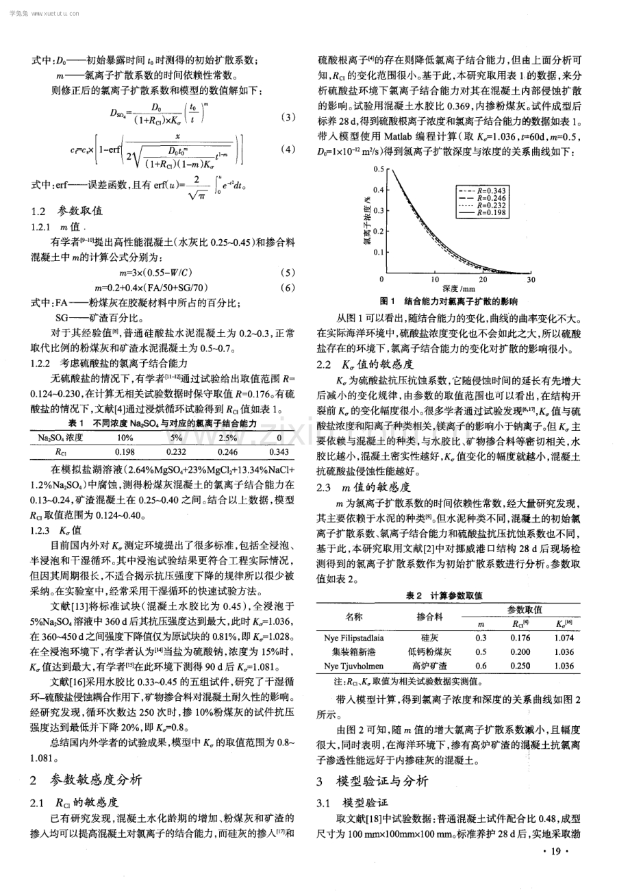 海工混凝土受硫酸盐影响的氯离子扩散规律研究.pdf_第2页